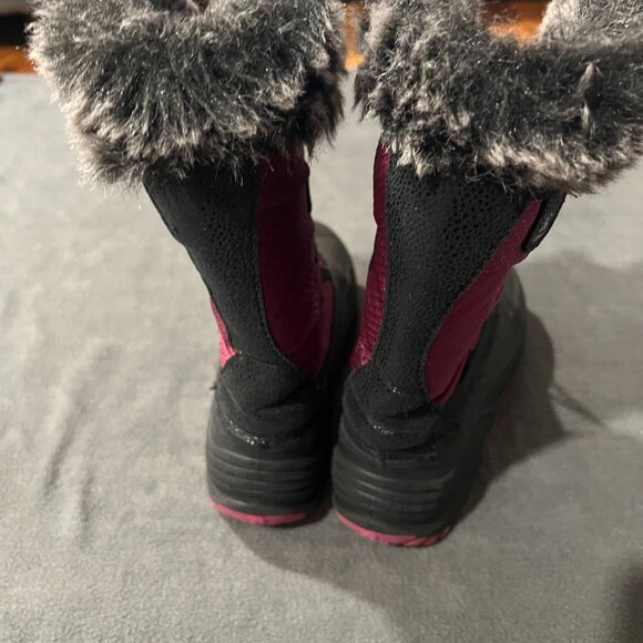 Kamik Powdery 2 Girls Youth Pink Black Snow Boots Waterproof Insulated Size 3 - Picture 4 of 9